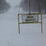 Drumuri inchise din cauza vremii in Botosani si Suceava