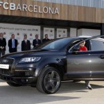 Fotbalistii de la Barcelona si Real Madrid prefera Audi Q7 (video)