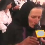 Church woman kissing microphone (VIDEO)
